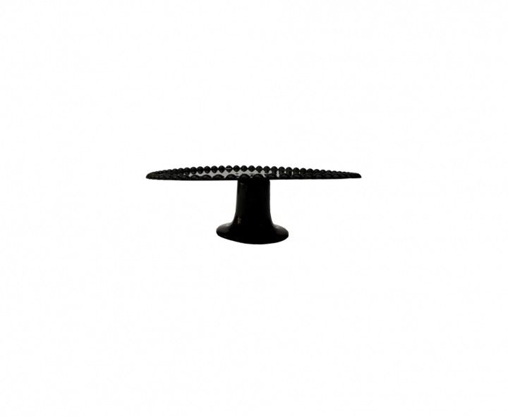 BANDEJA PLASTICA C/ BASE (25X8CM) NEGRO