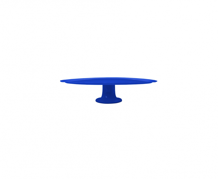 BANDEJA PLASTICA C/ BASE (30X8CM) AZUL