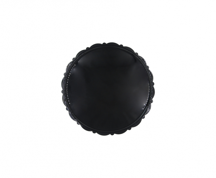 BANDEJA PLASTICA C/ BASE (30X8CM) NEGRO
