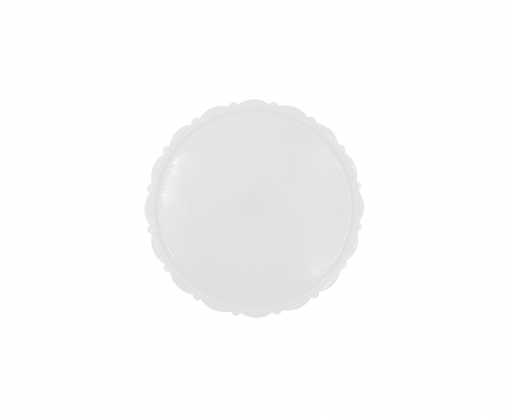 BANDEJA PLASTICA C/ BASE (30X8CM) BLANCO