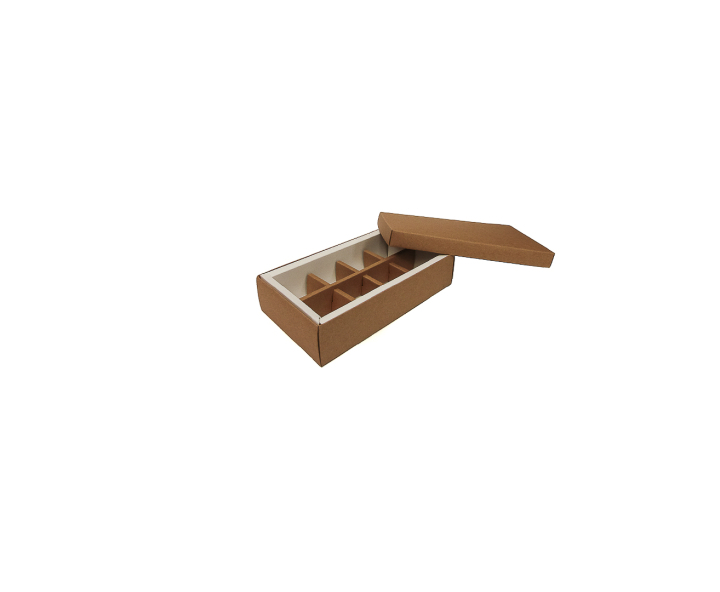 CAJA PAPEL RECTANGULO 5P (10X18X4) BLANCO/NATURAL