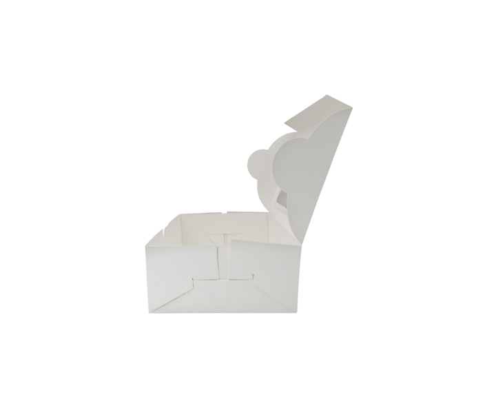 CAJA PAPEL RECTANGULO C/ VISOR 5P (23X16X8) BLANCO