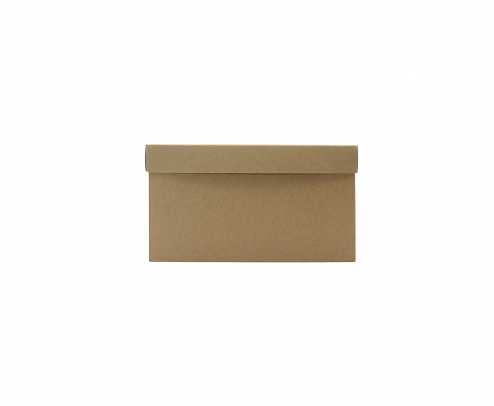 CAJA PAPEL CUADRADO C/ VISOR 5P (25X25X15) NATURAL