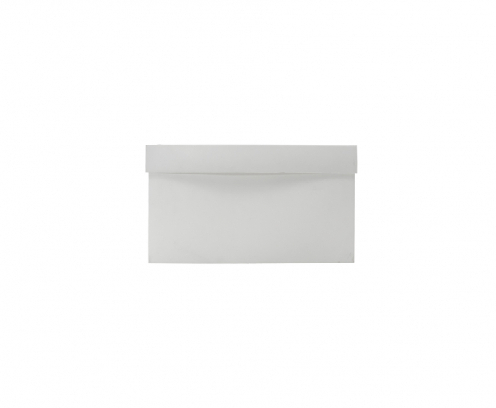 CAJA PAPEL CUADRADO C/ VISOR 5P (25X25X15) BLANCO