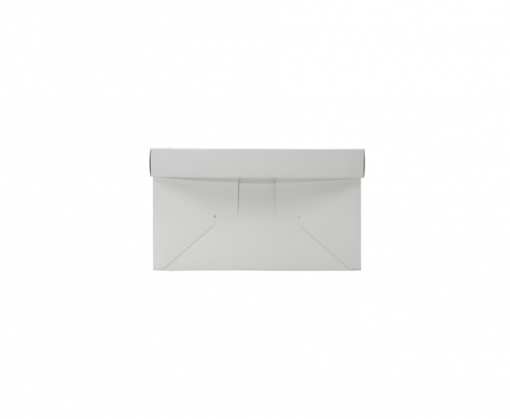 CAJA PAPEL CUADRADO C/ VISOR 5P (25X25X15) BLANCO