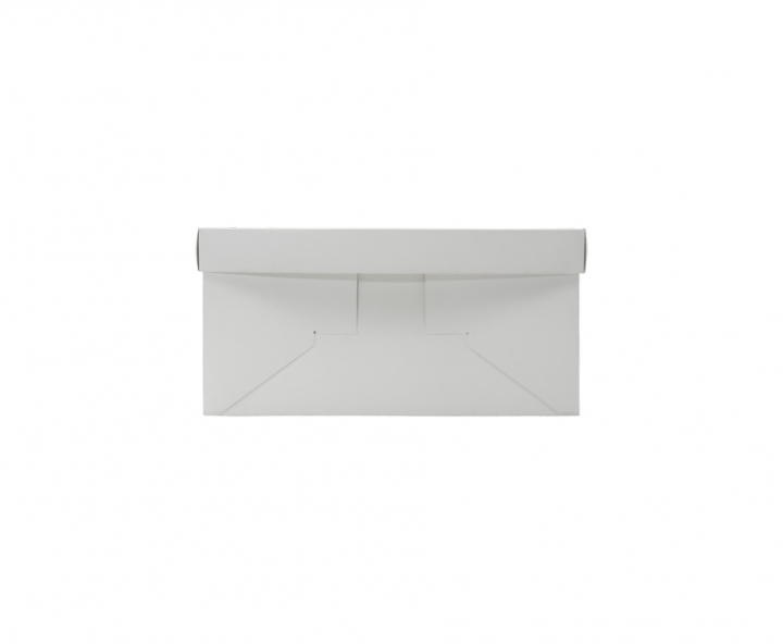 CAJA PAPEL CUADRADO C/ VISOR 5P (30X30X15) BLANCO