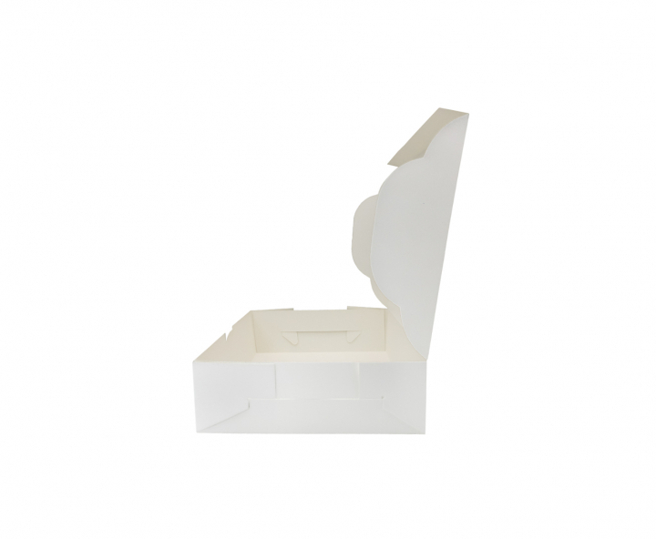CAJA PAPEL RECTANGULO C/ VISOR 5P (32X25X8CM) BLANCO