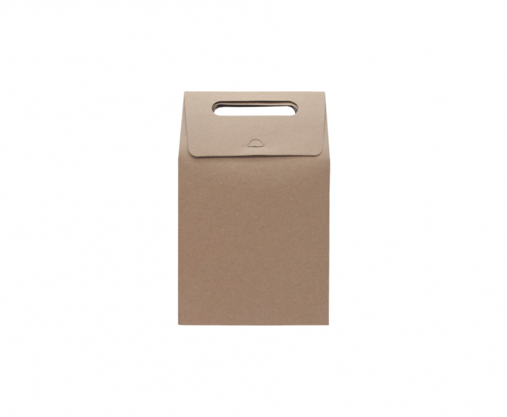 CAJA PAPEL CUADRADO C/ VISOR 5P (26.5X16X9CM) NATURAL