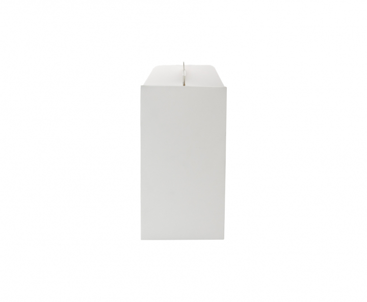CAJA PAPEL RECTANGULO C/ VISOR 5P (11X11X24CM) BLANCO