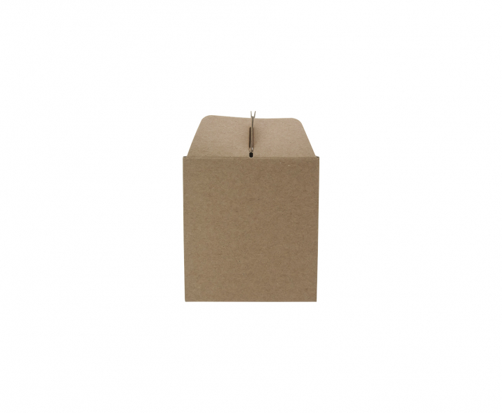CAJA PAPEL CUADRADO C/ VISOR 5P (11X11X12CM) NATURAL