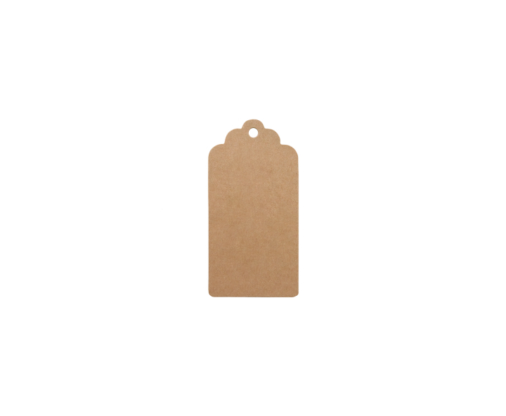 ETIQUETA RECTANGULO “FELIZ CUMPLEAÑOS” 10P (10X5CM) NATURAL