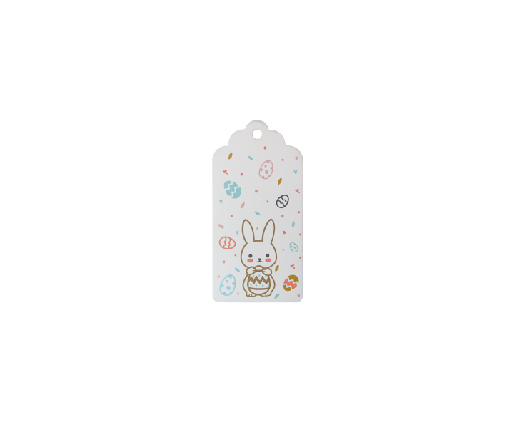 ETIQUETA RECTANGULO PASCUA 10P (10X5) BLANCO