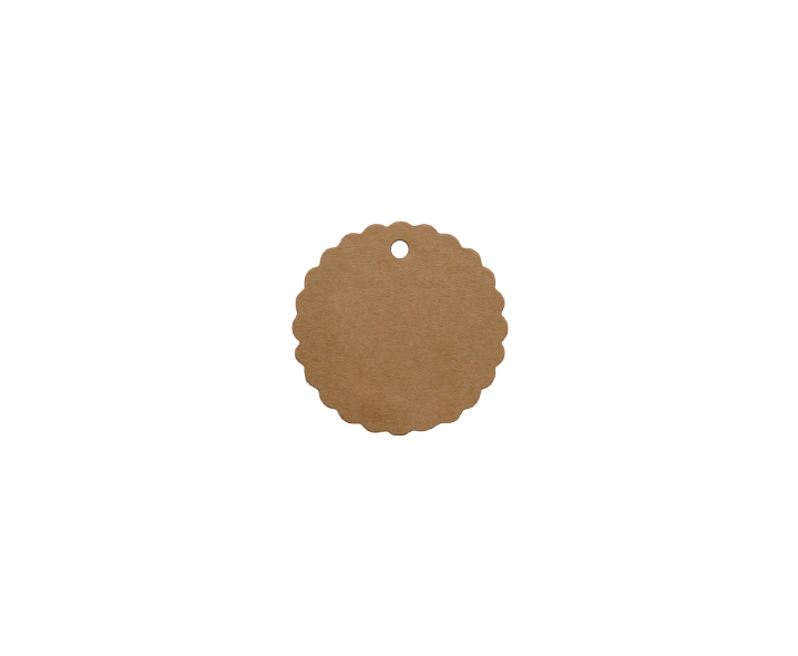 ETIQUETA CIRCULAR “FELIZ NAVIDAD” 10P (6.5CM) BLANCO
