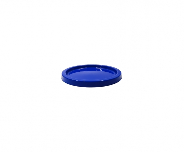 BANDEJA PLASTICA CIRCULAR (21X2) AZUL
