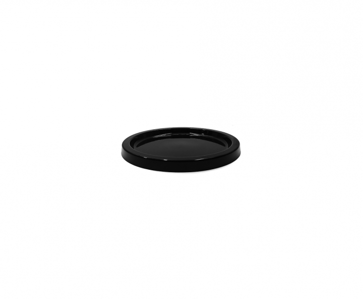 BANDEJA PLASTICA CIRCULAR (21X2) NEGRO