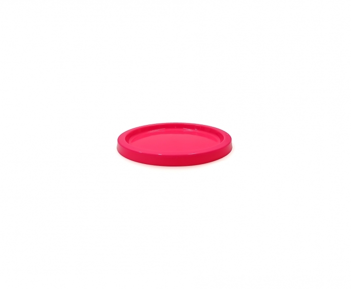 BANDEJA PLASTICA CIRCULAR (21X2) FUCSIA