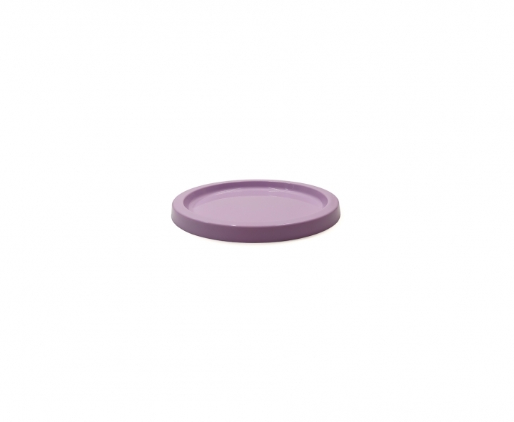 BANDEJA PLASTICA CIRCULAR (21X2) PURPURA CLARO