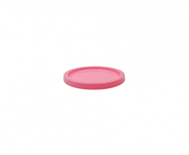 BANDEJA PLASTICA CIRCULAR (21X2) ROSADO