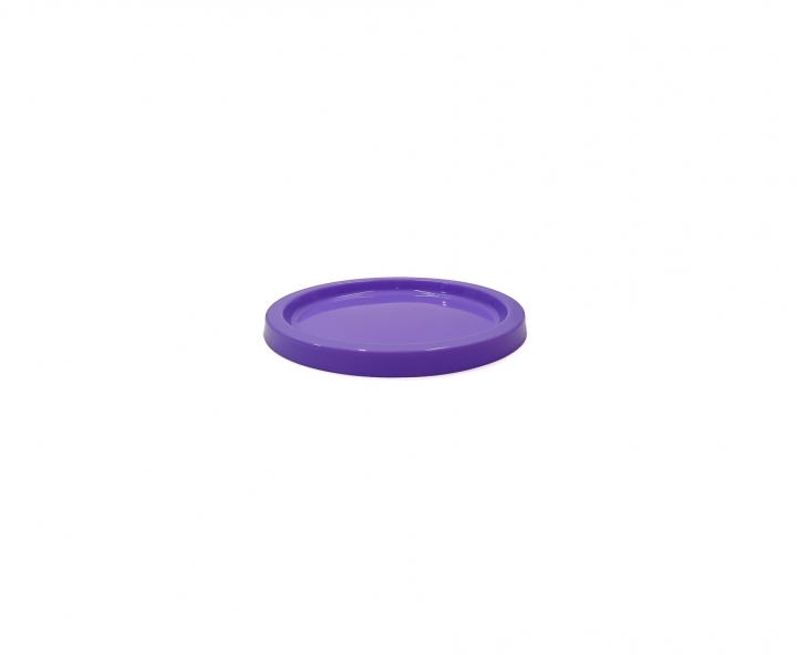BANDEJA PLASTICA CIRCULAR (21X2) PURPURA