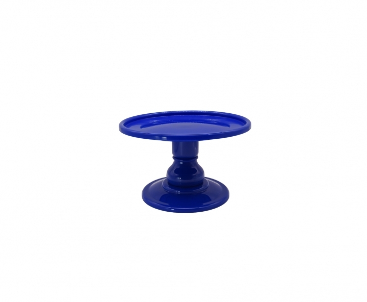 BANDEJA PLASTICA C/ BASE (23X19CM) AZUL