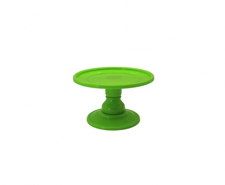 BANDEJA PLASTICA C/ BASE (23X19CM) VERDE