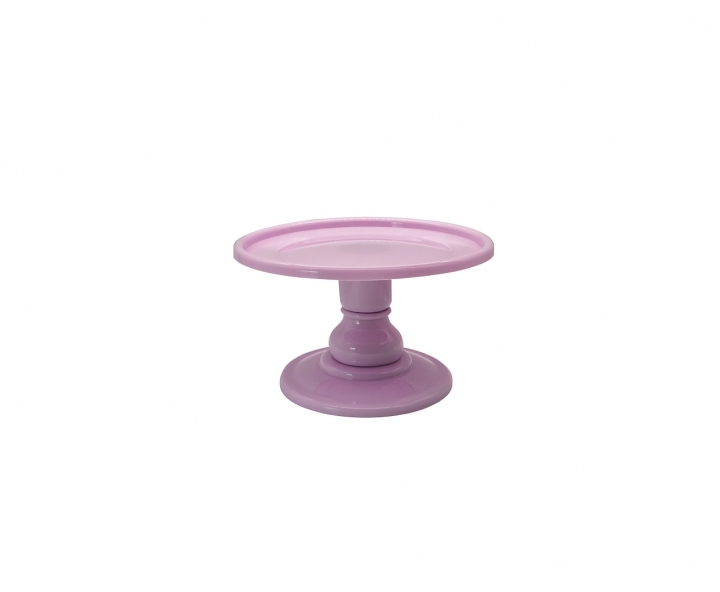 BANDEJA PLASTICA C/ BASE (23X19CM) PURPURA CLARO