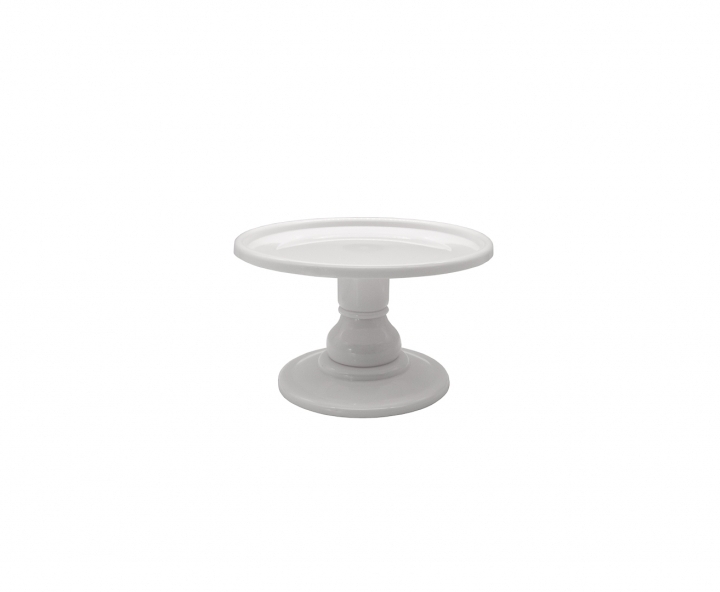 BANDEJA PLASTICA C/ BASE (23X19CM) BLANCO