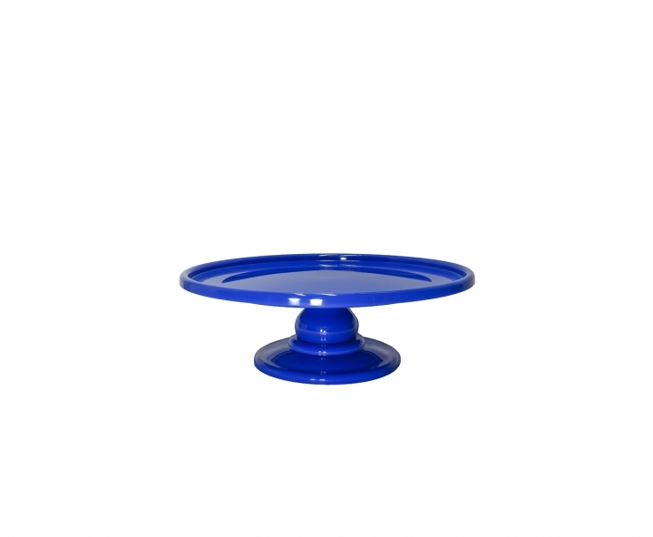 BANDEJA PLASTICA C/ BASE (30X21CM) AZUL