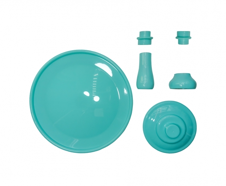 BANDEJA PLASTICA C/ BASE (30X21CM) TIFFANY