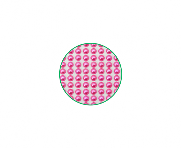 CALCOMANIA PERLAS 6 ROSADO Z6