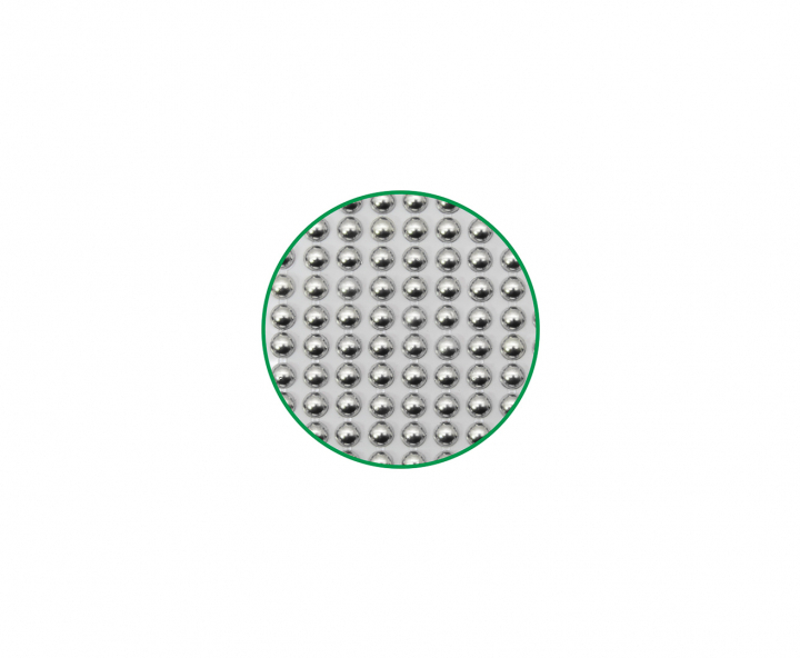 CALCOMANIA PERLAS 6 PLATEADO Z57