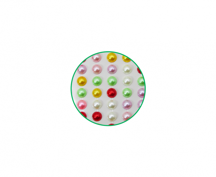 CALCOMANIA PERLAS 8 COLOR