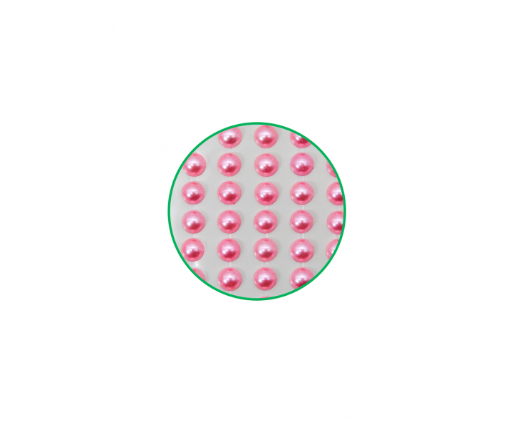 CALCOMANIA PERLAS 8 ROSADO Z6
