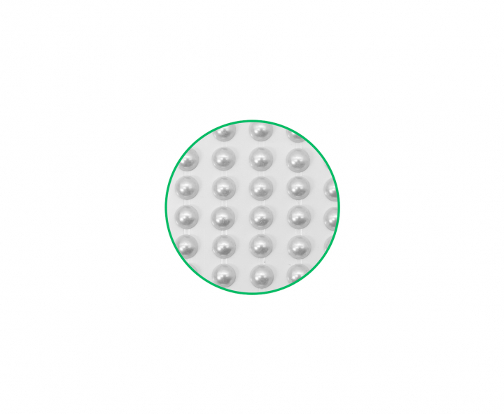 CALCOMANIA PERLAS 8 BLANCO Z9