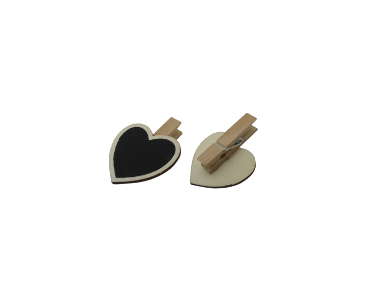 PINZITA PIZARRA CORAZON 6P (3.5X3.5) MADERA