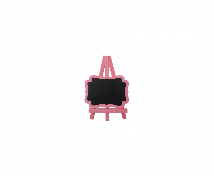 PIZARRA MADERA (8X12CM) ROSADO