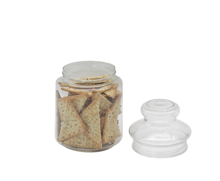 POTE PLASTICO (500ML) TRANSP.