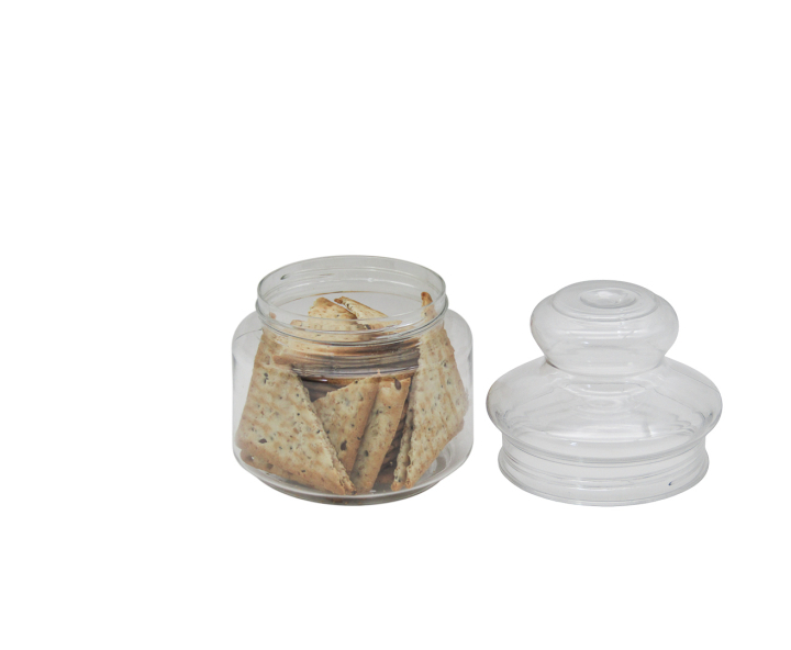 POTE PLASTICO (300ML) TRANSP.