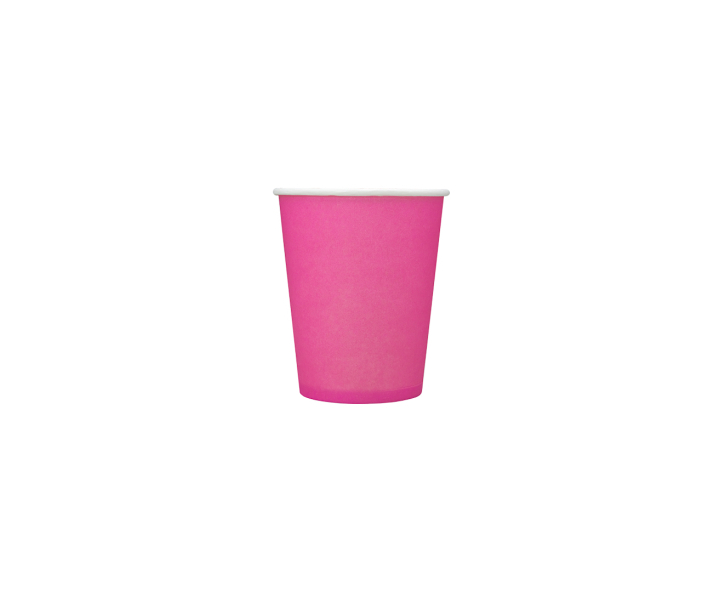 VASOS PAPEL 10P (200ML) FUCSIA