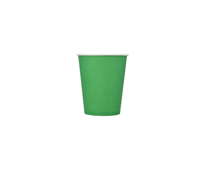 VASOS PAPEL 10P (200ML) VERDE