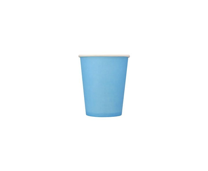 VASOS PAPEL 10P (200ML) CELESTE