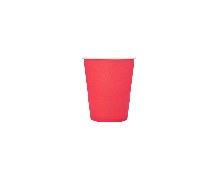 VASOS PAPEL 10P (200ML) ROJO