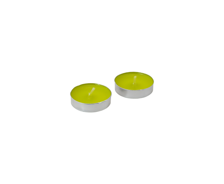 VELAS AROMATIZADAS 10P (3.5CM) LIMON