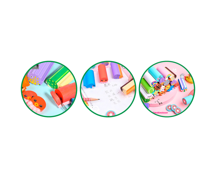 BORRADOR CORTABLE ANIMALES MARINOS 6P