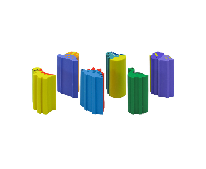 BORRADOR CORTABLE DINOSAURIOS 6P
