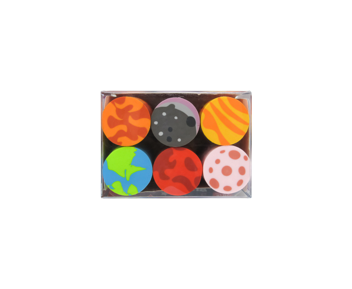 BORRADOR CORTABLE PLANETAS 6P