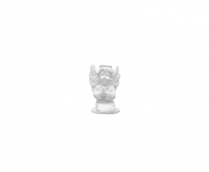DECOR RESINA ANGEL (3X4CM) BLANCO