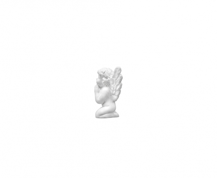 DECOR RESINA ANGEL (3.5X4CM) BLANCO