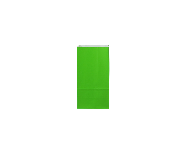 BOLSA PAPEL 24P (9X18X6) VERDE