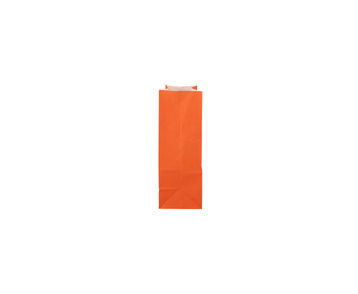 BOLSA PAPEL 24P (9X18X6) NARANJA